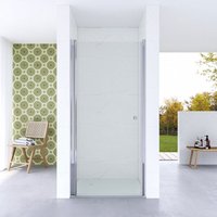 Duschtür Nischendrehtür Schwingtür Einscheiben-Sicherheitsglas, Innen- und Außenöffnung, Hebe-Senk-Funktion 1. 70x187 cm Duschtür Nischendrehtür Schwingtür Einscheiben-Sicherheitsglas, Innen- und Außenöffnung, Hebe-Senk-Funktion 1. 70x187 cm von AQUALAVOS