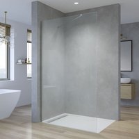 Duschwand Walk in Dusche Glas Duschtrennwand 80 90 100 110 120 cm Duschabtrennung Duschkabine Glaswand 8mm Nano Sicherheitsglas mit verstellbarer Duschwand Walk in Dusche Glas Duschtrennwand 80 90 100 110 120 cm Duschabtrennung Duschkabine Glaswand 8mm Nano Sicherheitsglas mit verstellbarer von AQUALAVOS