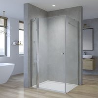 Eckdusche Duschkabine Eckeinstieg Duschtür an Festteil mit Seitenwand Eckregale Drehtür Pendeltür Schwingtür mit Festem Seitenteil Sicherheitsglas 5 Eckdusche Duschkabine Eckeinstieg Duschtür an Festteil mit Seitenwand Eckregale Drehtür Pendeltür Schwingtür mit Festem Seitenteil Sicherheitsglas 5 von AQUALAVOS