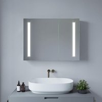 Led Spiegelschrank BadSpiegel mit Beleuchtung Badezimmerschrank Badspiegelschrank Kaltweiß 6400K IR-Sensor mit Dimm- und Memory-Funktion 2 Spiegeltür Led Spiegelschrank BadSpiegel mit Beleuchtung Badezimmerschrank Badspiegelschrank Kaltweiß 6400K IR-Sensor mit Dimm- und Memory-Funktion 2 Spiegeltür von AQUALAVOS