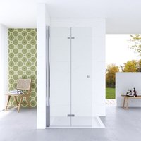 Walk-in Dusche Duschtür Duschwand Duschabtrennung 5mm esg Klares Sicherheitsglas Rahmenlos Falttür Duschkabine Aqua Lavos 75x187 cm Walk-in Dusche Duschtür Duschwand Duschabtrennung 5mm esg Klares Sicherheitsglas Rahmenlos Falttür Duschkabine Aqua Lavos 75x187 cm von AQUALAVOS