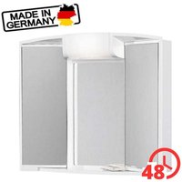 Aqualine - Angy - Spiegelschrank 59x50x15 cm, weiß 541202 Aqualine - Angy - Spiegelschrank 59x50x15 cm, weiß 541202 von AQUALINE