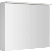 Kawa - Spiegelschrank mit LED-Beleuchtung, 70x80x22 cm, weiß WGL80S - Aqualine von AQUALINE