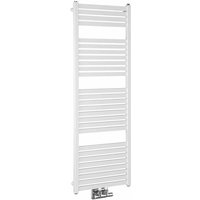 Aqualine - Handtuchheizkörper - Heizkörper Tondi 45x133 cm, Mittelanschluss, weiß DT470T von AQUALINE