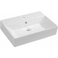 Sistema - Waschtisch 600x420 mm, weiß 10SF50060 - Aqualine von AQUALINE