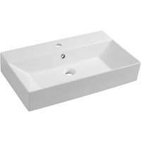 Sistema - Waschtisch 700x420 mm, weiß 10SF50070 - Aqualine von AQUALINE