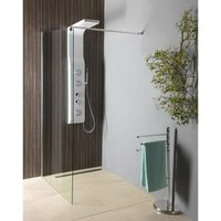 Walk-In - Duschabtrennung 1000x1900 mm, Klarglas WI101 - Aqualine von AQUALINE