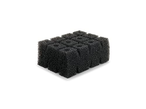 AQUANIQUE Ersatz Filterschaum schwarz/grobporig Durchlauf Teichfilter FTF 5000 und FTF 8000 von AQUANIQUE