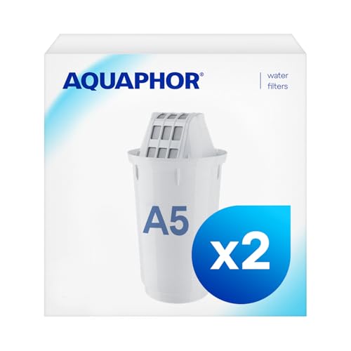 AQUAPHOR Filterkartusche A5 Pack 2 I Filtert Kalk & Chlor sowie Schwermetalle & andere Stoffe I 350l klares Wasser I Mit AQUALEN Technologie I Für besseres Essen & Trinken I Schont Küchengeräte AQUAPHOR Filterkartusche A5 Pack 2 I Filtert Kalk & Chlor sowie Schwermetalle & andere Stoffe I 350l klares Wasser I Mit AQUALEN Technologie I Für besseres Essen & Trinken I Schont Küchengeräte von AQUAPHOR