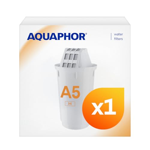 AQUAPHOR Filterkartusche A5 H Pack 1 I Filtert Kalk & Chlor sowie Schwermetalle & andere Stoffe I 350l klares & leckeres Wasser I Mit AQUALEN Technologie I Für besseres Essen & Trinken von AQUAPHOR
