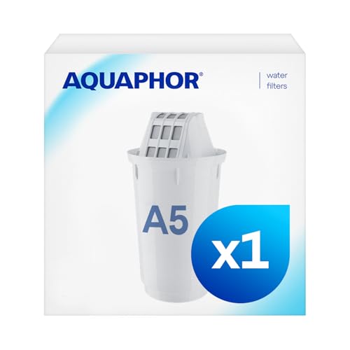 AQUAPHOR Filterkartusche A5 Pack 1 I Filtert Kalk & Chlor sowie Schwermetalle & andere Stoffe I 350l klares Wasser I Mit AQUALEN Technologie I Für besseres Essen & Trinken I Schont Küchengeräte von AQUAPHOR