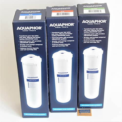 Set von drei Ersatz-Filterkartuschen für Aquaphor Morion - Umkehrosmose Wasser Filtration System von AQUAPHOR