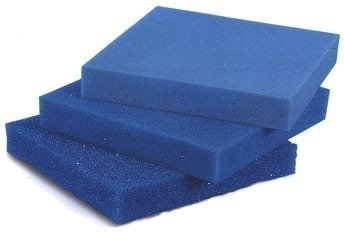 AQUARISTIK-PARADIES Filterschaum Filtermatte - Blau 50 x 50 x 10 cm 'grob' (ppi 10) von AQUARISTIK-PARADIES