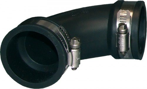 AQUARISTIK-PARADIES Flex. PVC-Manschette, 90° Bogen, Ø 50-38 mm von AQUARISTIK-PARADIES