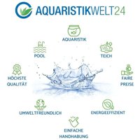 Aquaristikwelt24 - Druckteichfilter Set cpu 50000 mit 80W Eco Pumpe 10m Schlauch Nr.57 von AQUARISTIKWELT24