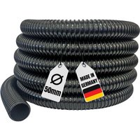 Teichschlauch Meterware 50 mm 2' schwarz Top Qualität Spiralschlauch von AQUARISTIKWELT24