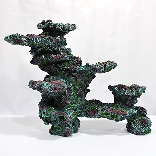 3D Riffgestein 59 x15 x45 cm,Aquarium Meerwasser Deko, Felsen,Stein Nachbildung von AQUARIUM-PLÜDERHAUSEN