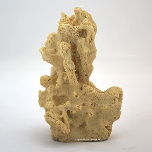 Felsen/Stein, 9,5 x 8 x 14 cm, Nano Aquarium Meerwasser Riffgestein Nachbildung von AQUARIUM-PLÜDERHAUSEN