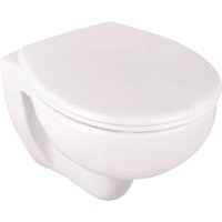 'aquaSu® Wand WC-Set , Tiefspüler , Spülrandlose Toilette , Hängetoilette , Einfache Reinigung , weiß von AQUASU