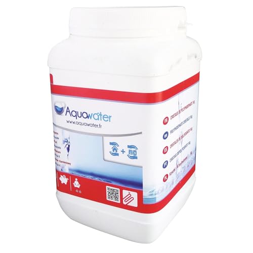 AQUAWATER 105015 Anti-Tartar 1 kg Nachfüllung Refill Polyphosphat zahnsteinverhindernde Beutel 1KG, None, Norme von SOMATHERM FOR YOU