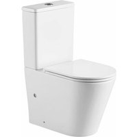 Aquore - Modernes Stand-WC Keramik turin niedriger Spülkasten von AQUORE