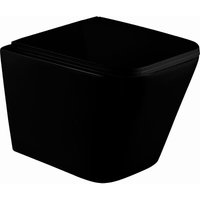 Modernes Hänge-WC Keramik PISA Schwarz Modernes Hänge-WC Keramik PISA Schwarz von AQUORE
