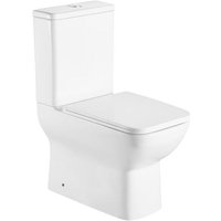 Modernes Stand-WC Keramik CRETA niedriger Spülkasten von AQUORE