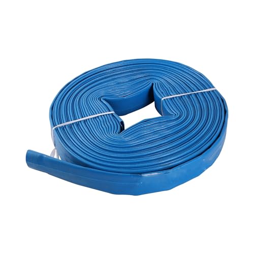 AQXYQAZZ 1" 1,5" 2" Landwirtschaftlicher Bewässerungsschlauch Garten-Gemüse-Bewässerungsschlauch Langlebiger Feuerwehrschlauch Flacher Feuerwehrschlauch 5M/Rolle(2 INCHES_5 METERS) von AQXYQAZZ