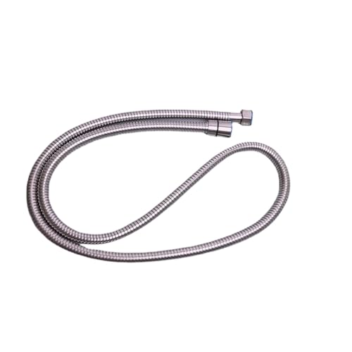 AQXYQAZZ 1PC 1.2/1.5/2M Edelstahl Dusche Schlauch Bad Heizung Sanitär Flexible Rohr for Hause Hohe druck Rohr Zubehör(1.5M) von AQXYQAZZ