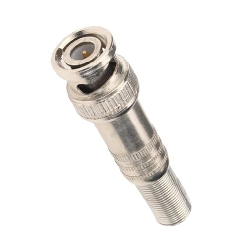 AQXYQAZZ 200 stücke BNC-Stecker Jack Koaxial RG59 Twist Frühling Adapter for Kamera CCTV Zubehör Überwachung Kit System von AQXYQAZZ