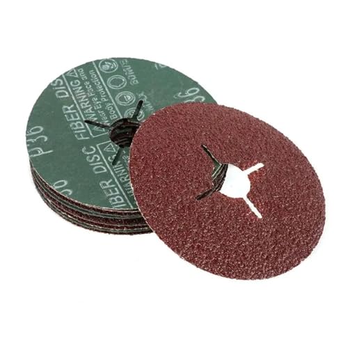 AQXYQAZZ 24#36#60# Grit Schleifpapier Blatt Schleifen Disc 115mm Gummi Stützen Pad for Winkel Grinder for Schleifpapier Schleifen Disc Schleif Werkzeug von AQXYQAZZ