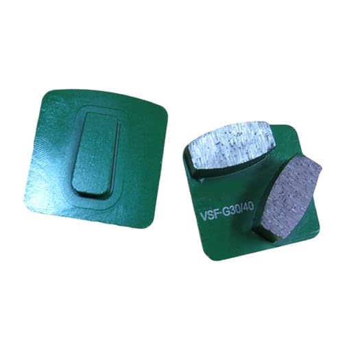 AQXYQAZZ Doppelsegmente Diamant-Betonboden-Schleifpads for System-Diamant-Beton-Schleifwerkzeuge, 12 Stück(Grit200,Husqvarna Redi Lock) von AQXYQAZZ
