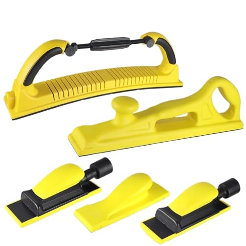 AQXYQAZZ Trockenschleif-Handschiebebrett, Auto-Kitt, Asche, Handhobel, rechteckiges Vakuum-Lichtbogen-Schleifpapier, Schleifaschebrett, Karosserie-Reparaturwerkzeug(70x198 B vacuuming) von AQXYQAZZ