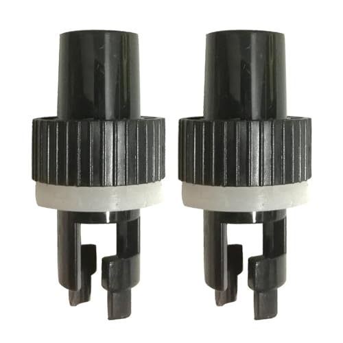 AQXYWAZQ 1PCS 2PCS Sechs-Loch Aufblasbare PVC Boot Luft Ventil Ruderboote Fuß Pumpe Schlauch Adapter(Black2) von AQXYWAZQ