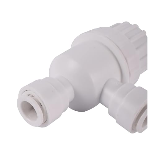 AQXYWQLL 1/4 Zoll 3/8 Zoll Direct Push Slide Lock Garten Wasser Filter Wasserreiniger Front Edelstahl Mesh Filter Garten Schlauch Filter(3/8 Inch) von AQXYWQLL