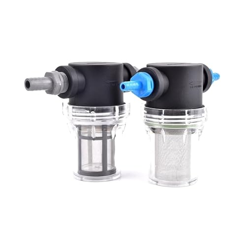 AQXYWQLL 8~16mm Schlauchfilter Bewässerung Bewässerung Vorfilter 1/2'' Garten Wasser Rohr Anschluss Filter Aquarium Fisch Tank Wasserpumpe Sieb(Blue-10mm,20 Mesh) von AQXYWQLL