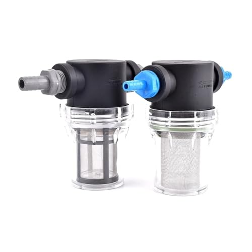 AQXYWQLL 8~16mm Schlauchfilter Bewässerung Bewässerung Vorfilter 1/2'' Garten Wasser Rohr Anschluss Filter Aquarium Fisch Tank Wasserpumpe Sieb(Blue-10mm,40 Mesh) von AQXYWQLL