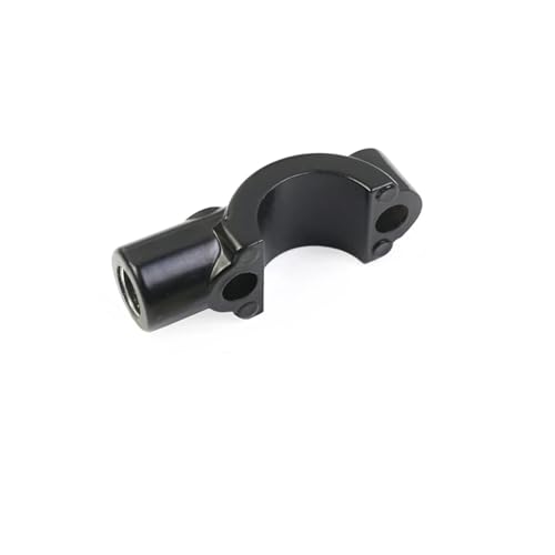 AQXYWQLL Universal 7/8 "22mm Hebel Spiegel Halter Bremse/Kupplung Master Zylinder Klemme Halterung Abdeckung Befestigung Sitz M10 Schrauben Basis Unterstützung(Black) von AQXYWQLL