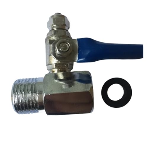 AQXYWQOL 1/4 "3/8" OD Rohr Tap abgeschaltet Kugelhahn POM Schnellspann-anschluss T-stück Winkelstück Reduzierstück Aquarium RO Wasserfilter Umkehrosmose Stabile Eigenschaften und hohe Zuverlässigkeit( von AQXYWQOL