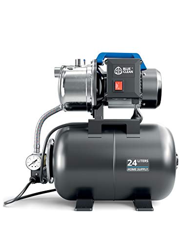 AR Blue Clean Selbstansaugende Pumpe ARUP 1100XB mit Behälter für Schmutzwasser (1.100 W, max. Förderleistung 16.500 l/h, max. Förderhöhe 10,5 m) von AR Blue Clean