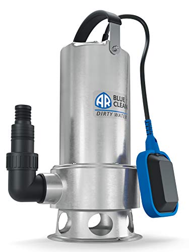 AR Blue Clean Tauchpumpe ARUP 1100XD für Schmutzwasser (1100 W, max. Förderleistung 16.500 l/h, max. Förderhöhe 10,5 m) von AR Blue Clean