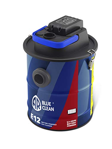 AR Blue Clean Battery Aschesauger und Trockensauger E12B (18V, 12 l), Blau / Schwarz von AR Blue Clean