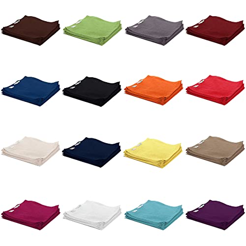 AR Line 10er Pack Seiftücher/Seiflappen 30x30 cm 100% Baumwolle 500 g/m², in Farbe: Gelb von AR Line