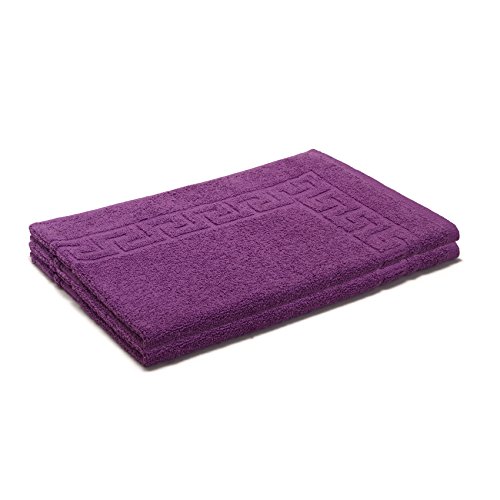 AR Line 2er Set Duschvorleger – Badematten 50 x 70 cm, 100% Baumwolle, 700 g/m², Weich & Saugstark, Farbe: Orchidee AR Line 2er Set Duschvorleger – Badematten 50 x 70 cm, 100% Baumwolle, 700 g/m², Weich & Saugstark, Farbe: Orchidee von AR Line