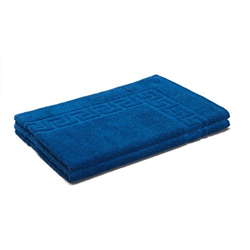 AR Line 2er Set Duschvorleger – Badematten 50 x 70 cm, 100% Baumwolle, 700 g/m², Weich & Saugstark, Farbe: Royal AR Line 2er Set Duschvorleger – Badematten 50 x 70 cm, 100% Baumwolle, 700 g/m², Weich & Saugstark, Farbe: Royal von AR Line