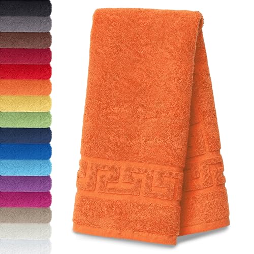 AR Line 2er Set Duschvorleger – Badematten 50 x 70 cm, 100% Baumwolle, 700 g/m², Weich & Saugstark, Farbe: Terra von AR Line