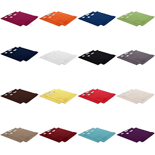 AR Line 2er Pack zum Sparpreis, Frottier Handtuch-Serie - in 8 Größen und 16 Farben 100% Baumwolle 500 g/m², 2er Pack Seiftücher (30x30 cm) in Royal von AR Line