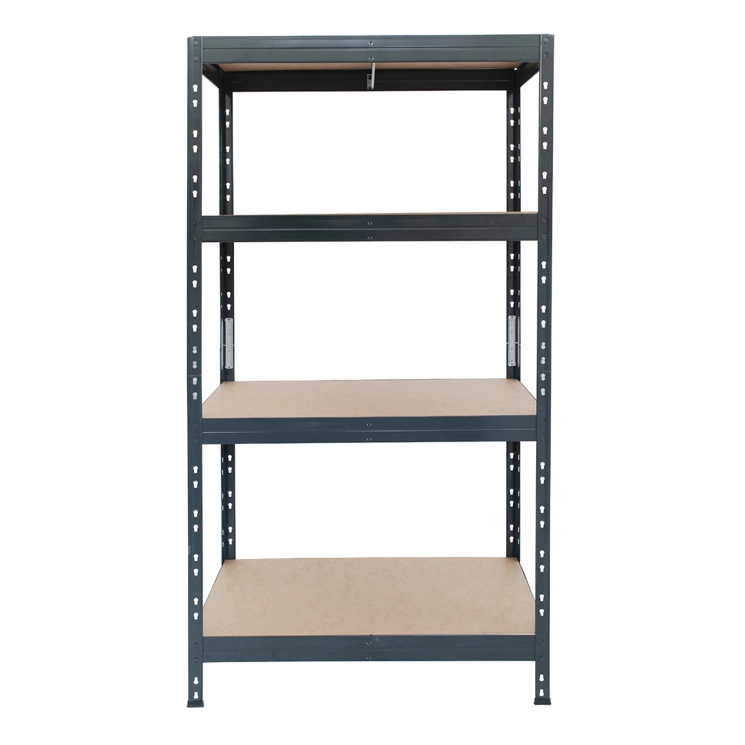 Ar Shelving Rivet Schwerlastregal 180 x 90 x 45 cm 4 Böden Anthrazit FSC® von AR Shelving