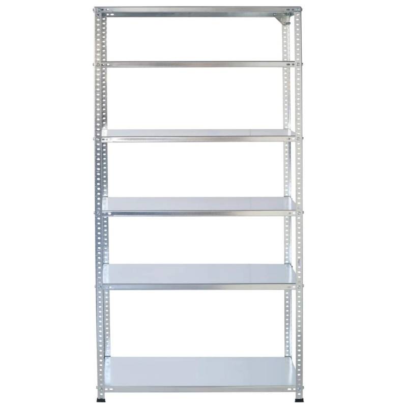Ar Shelving Schraubregal Verzinkt 250 x 80 x 40 cm 6 Böden 100 kg von AR Shelving