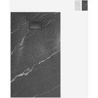 Rechteckige Duschwanne 120x90cm bündig mit dem Fußboden Marmor-Effekt Stone MM - Schwarz Rechteckige Duschwanne 120x90cm bündig mit dem Fußboden Marmor-Effekt Stone MM - Schwarz von ARATI BATH & SHOWER